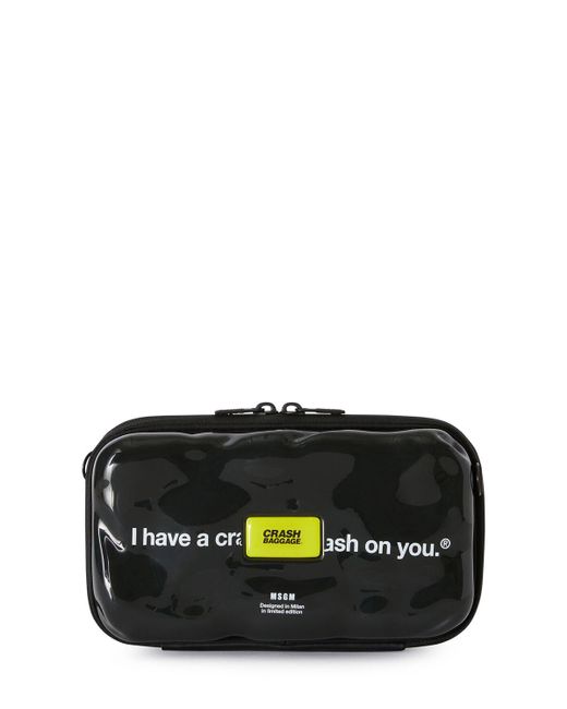 MSGM Umhängetasche " X Crash Baggage Icon" in Black für Herren
