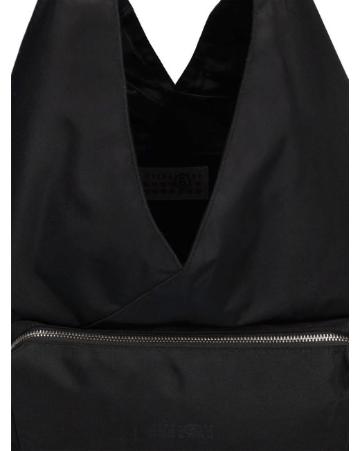 Sac cabas japonais en nylon avec poche MM6 by Maison Martin Margiela en coloris Black