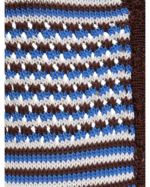A.P.C. Blue Manae Cotton Knit Cardigan