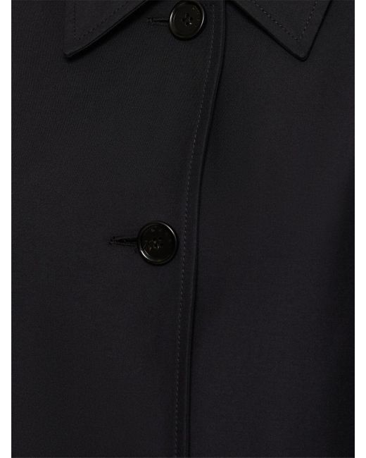Marni Black Cotton Cady Duster Coat