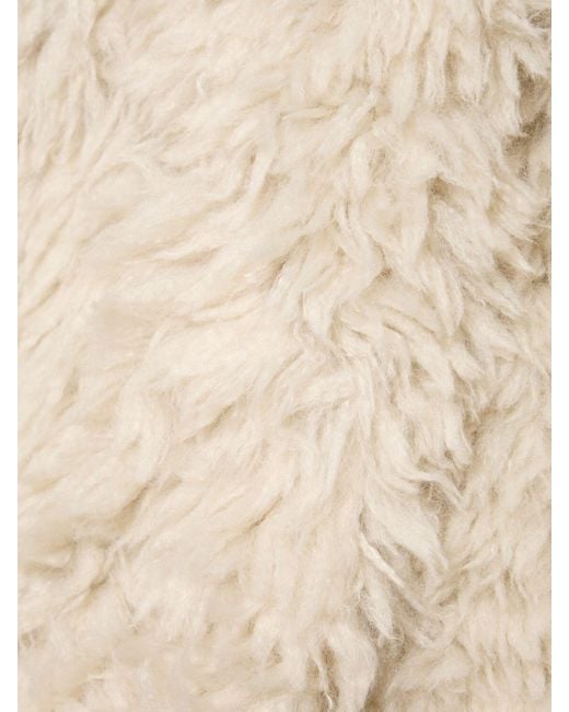 Goldbergh Natural Jacke Woolly aus Faux Fur