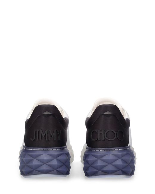 Jimmy Choo Diamond Maxi/f Ii V White/black Mix 35