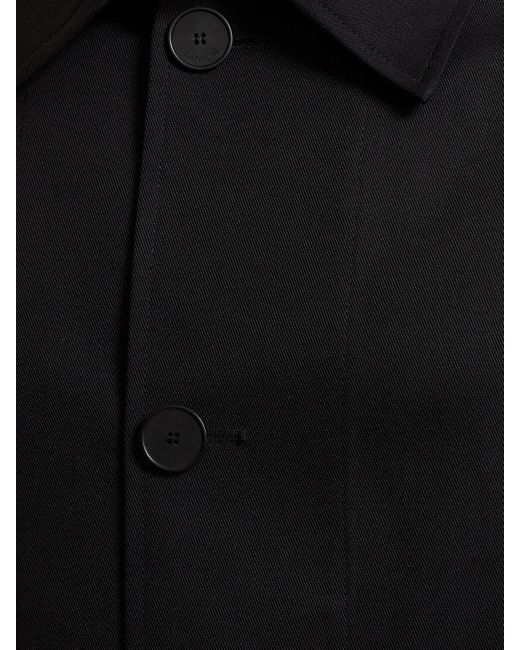 Veste en coton mélangé Lanvin pour homme en coloris Black