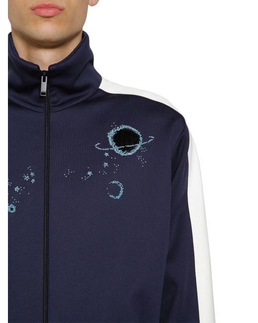 navy embroidered jacket