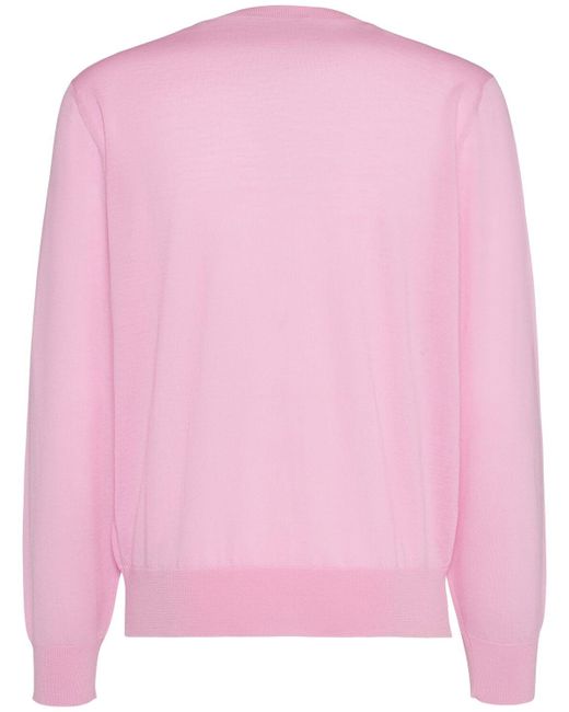 Suéter de lana DSquared² de hombre de color Pink