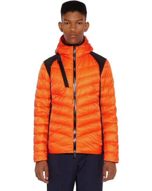 Moncler Orange Deffeyes Nylon Down Jacket for men