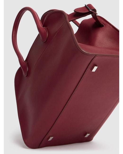 The Row Soft Margaux 10 サドルレザーバッグ レッド | Lyst The Row Soft Margaux 10 サドルレザーバッグ レッド | Lyst