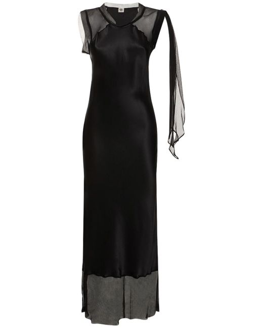 THE GARMENT Black Catania Silk Maxi Dress
