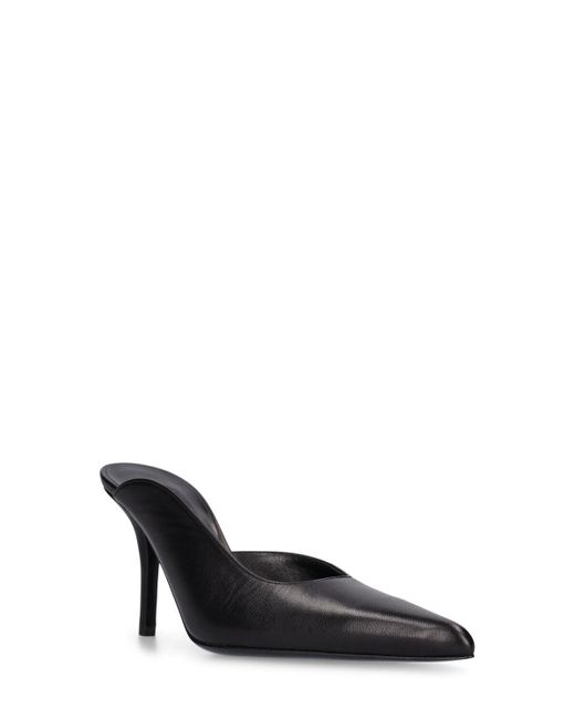 Zapatos mules de piel 90mm Gia Borghini de color Black