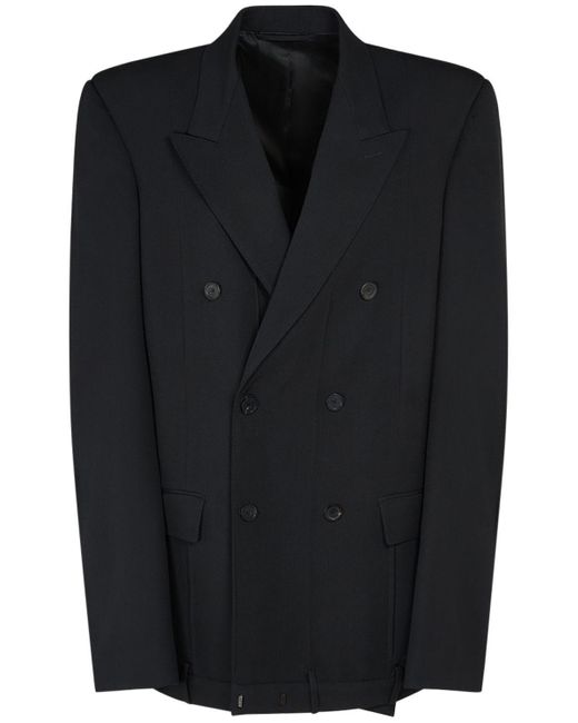 Balenciaga Black Wool Twill Jacket