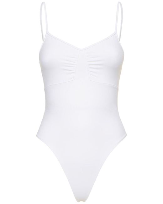 Live The Process White Vega Bodysuit