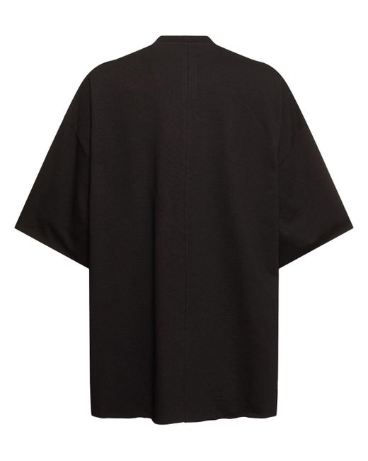 Hombre Camiseta De Algodón Unique Rick Owens de hombre de color Black