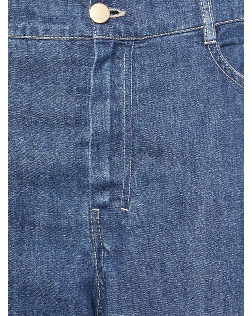 Max Mara Blue Wide-leg Jeans