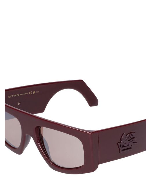 Etro Brown Screen Squared Sunglasses