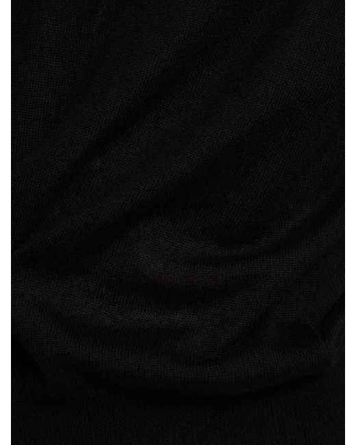 Gilet in maglia di seta e cashmere di Auralee in Black da Uomo
