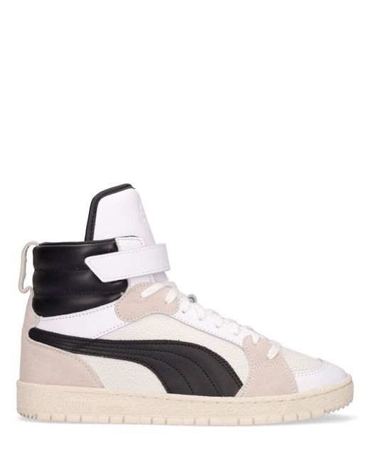 PUMA Synthetic June Ambrose Ralph Sampson Mid Sneakers in White | Lyst ...