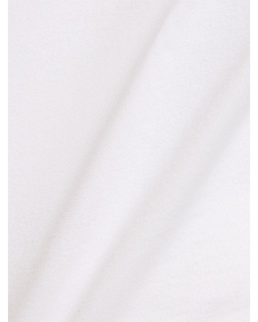 Camiseta de algodón jersey Agolde de color White