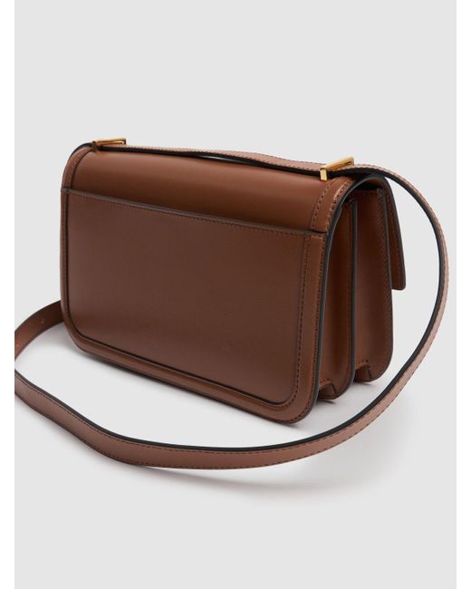 Mujer Bolso The Paris Crossbody De Piel Unique DeMellier London de color Brown