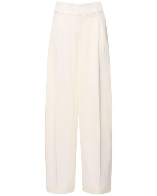 Altuzarra White Hose Aus Enverssatin "tyr"