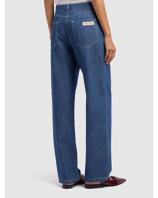 Mujer Jeans Rectos De Denim Max Mara de color Blue