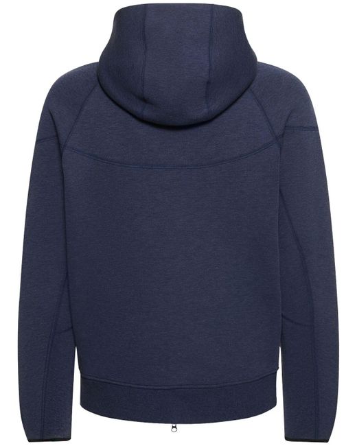 Nike Sportswear Tech Fleece Windrunner Full-zip Hoodie 50% Sustainable  Blends in Blue for Men | Lyst UK