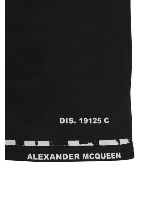メンズ Alexander McQueen コットンジャージーtシャツ Black