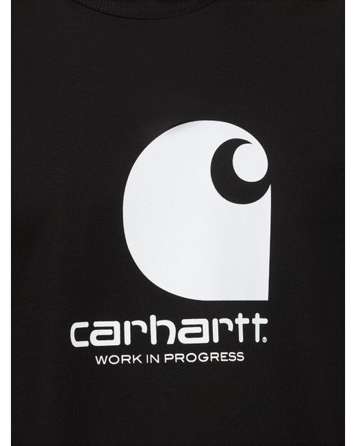 Junya Watanabe Black Carhartt Cotton Jersey T-shirt for men