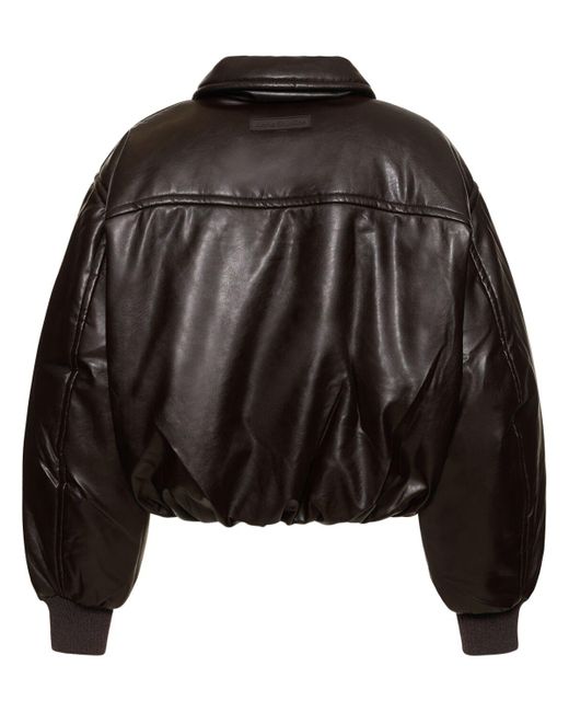 Acne Black Jacket From Faux Leather,