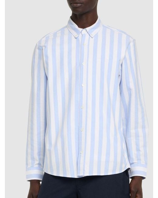 メンズ Carhartt Dillion オックスフォードシャツ Blue