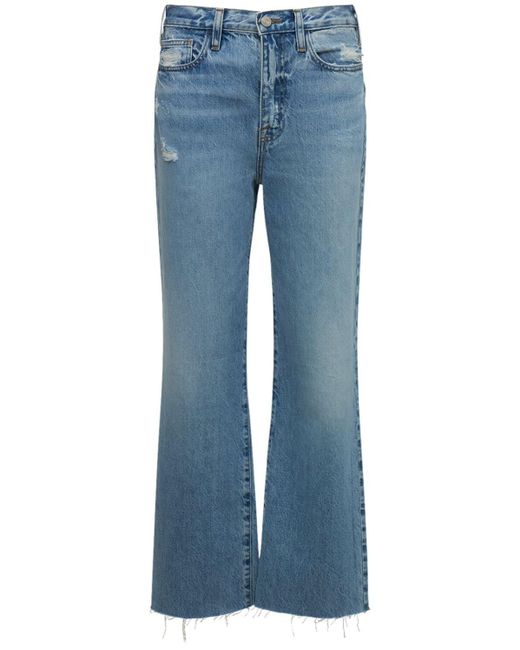 FRAME Denim Le Jane Crop Straight Jeans in Light Blue (Blue) Lyst Canada