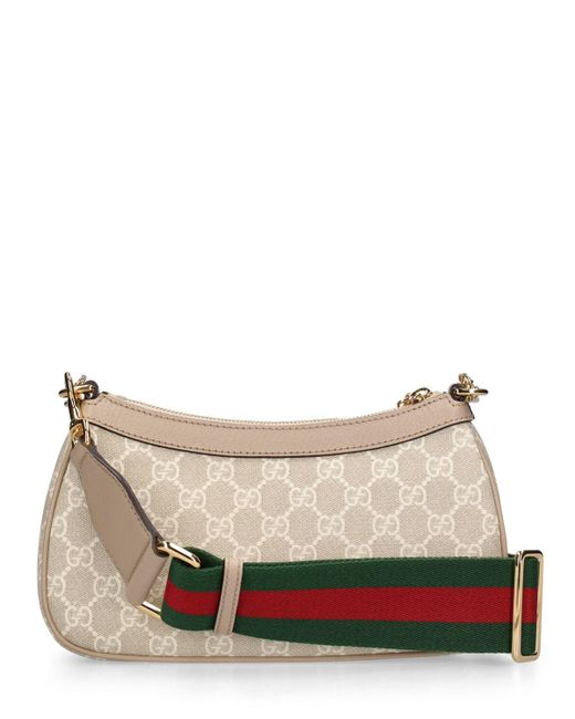 Gucci Natural Small Ophidia gg Canvas Shoulder Bag