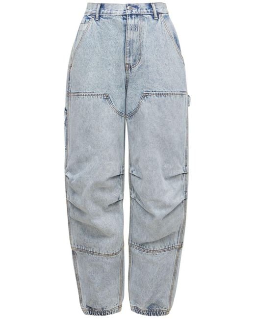 Alexander Wang Double Front Carpenter Jeans in Blue | Lyst
