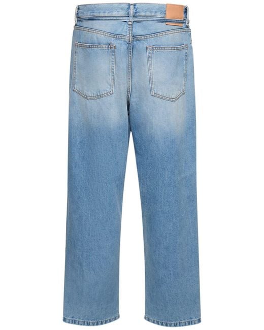 Jeans de denim de algodón Acne de hombre de color Blue