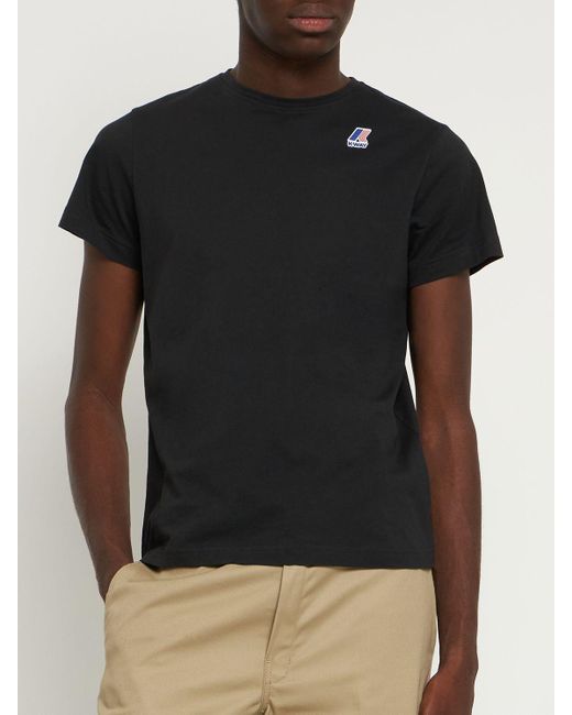 K-Way Black Le Vrai Edouard T-shirt for men