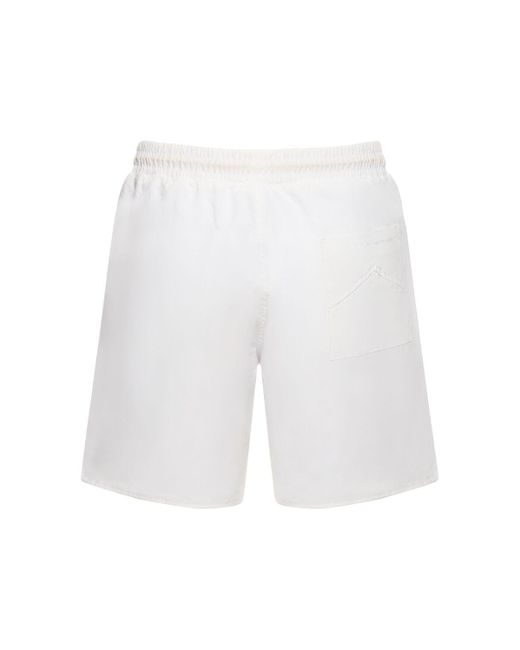 Shorts con logo di Rhude in White da Uomo