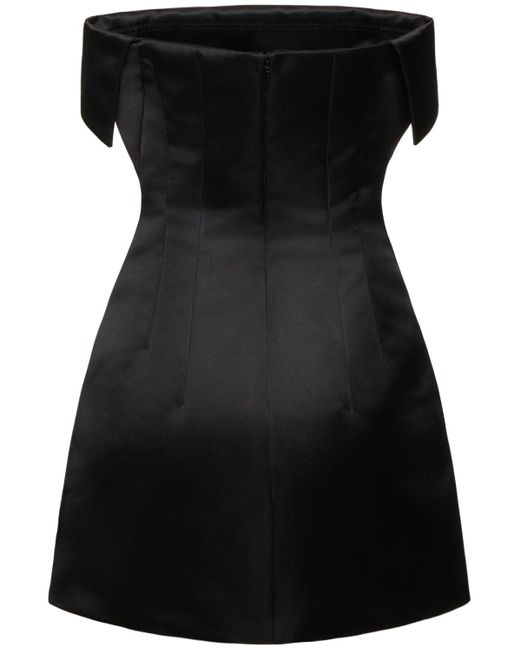 Philosophy Di Lorenzo Serafini Black Minikleid Aus Duchesse