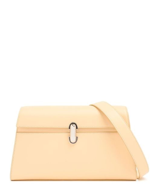 SAVETTE Natural Damen Schultertasche Aus Weichem Leder „Symmetry“
