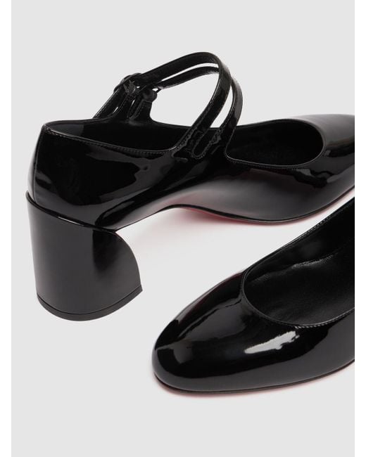 Mujer Salones De Charol 55Mm Christian Louboutin de color Black