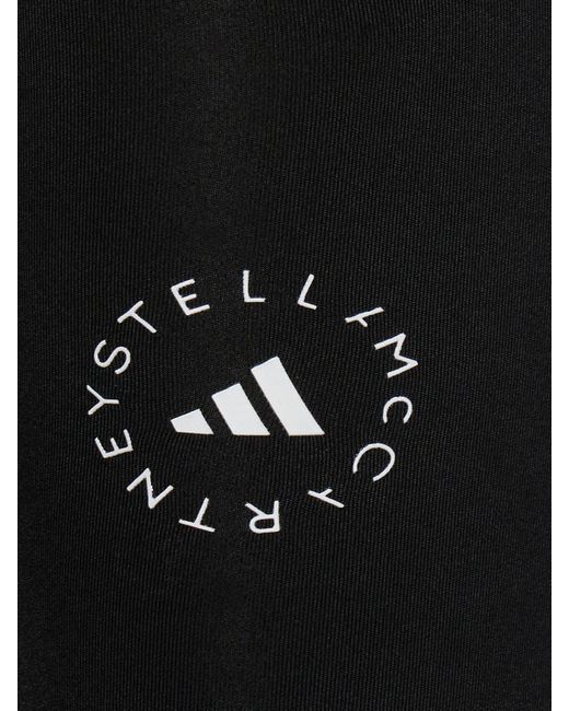 Adidas By Stella McCartney Black Two-Tone Leggings