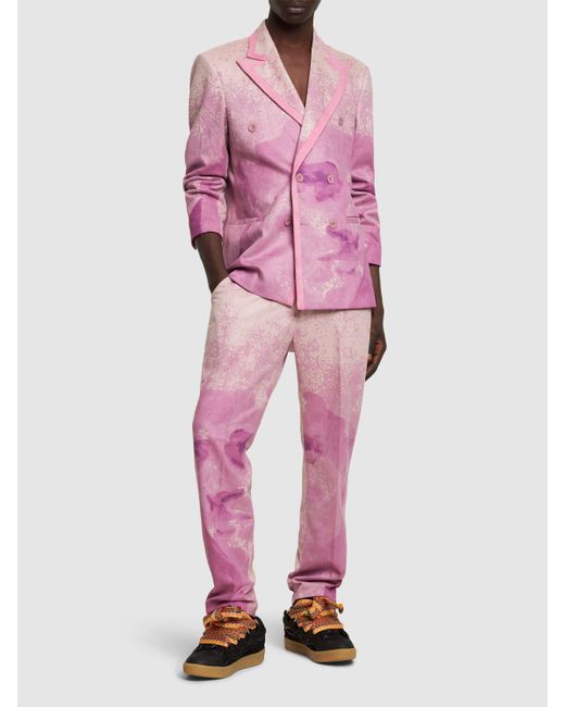 Kidsuper Pink Portrait Pants for men