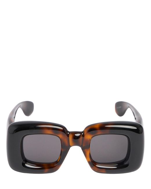 Loewe Black Inflated Squared Sunglasses