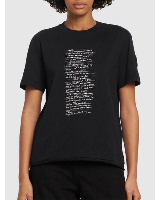 Moncler Genius Black Moncler X Willow Smith Cotton T-shirt