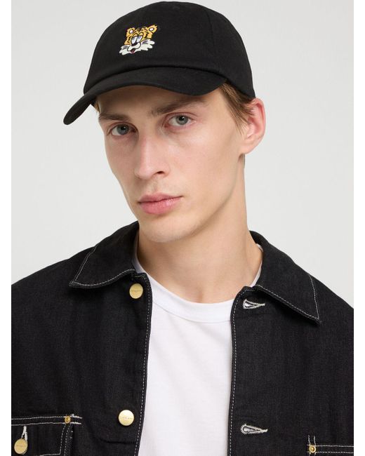 メンズ KENZO Verdy Tiger コットンキャップ Black