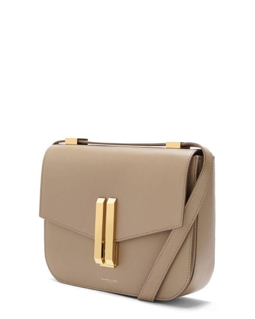 DeMellier London Natural Damen Schultertasche Aus Weichem Leder „Vancouver“