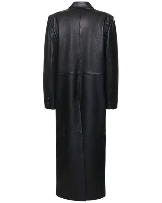 Magda Butrym レザーコート Black