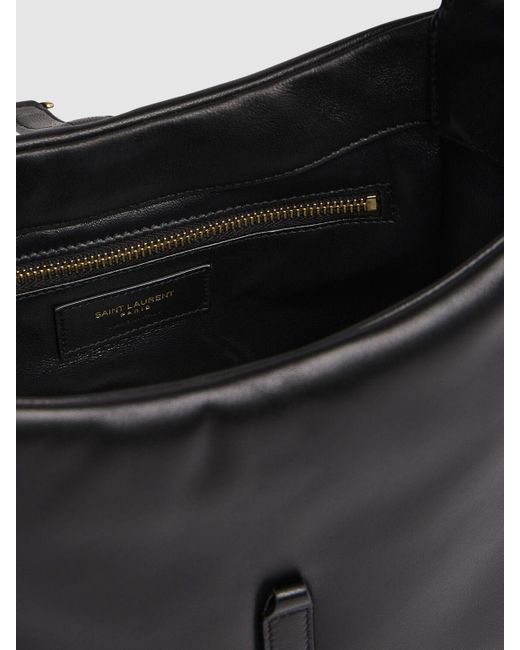 Saint Laurent Black Small Le 5 À 7 Leather Shoulder Bag
