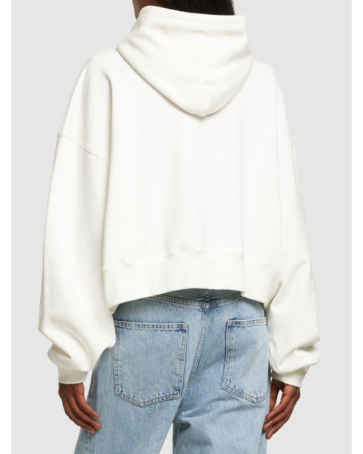 Sudadera oversize de algodón Wardrobe NYC de color White