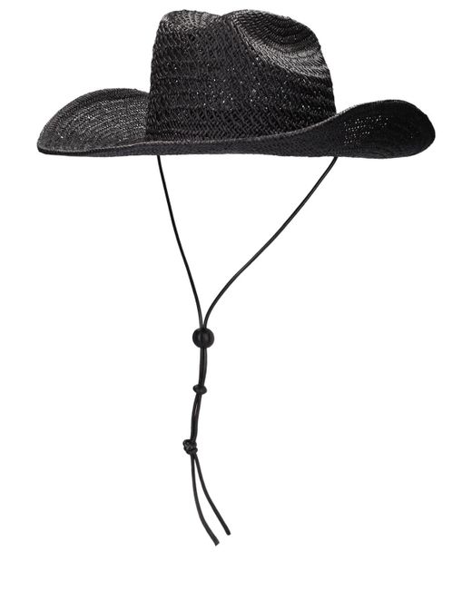Sombrero de paja Lack of Color de color Black