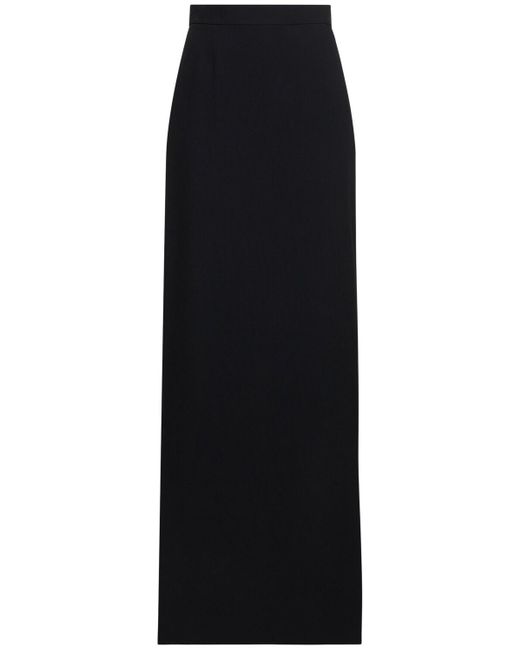 Falda larga de cady Nina Ricci de color Black