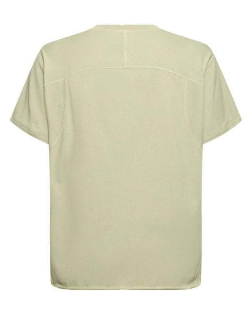 T-shirt softcell cordura climb in jersey di Satisfy in Green da Uomo